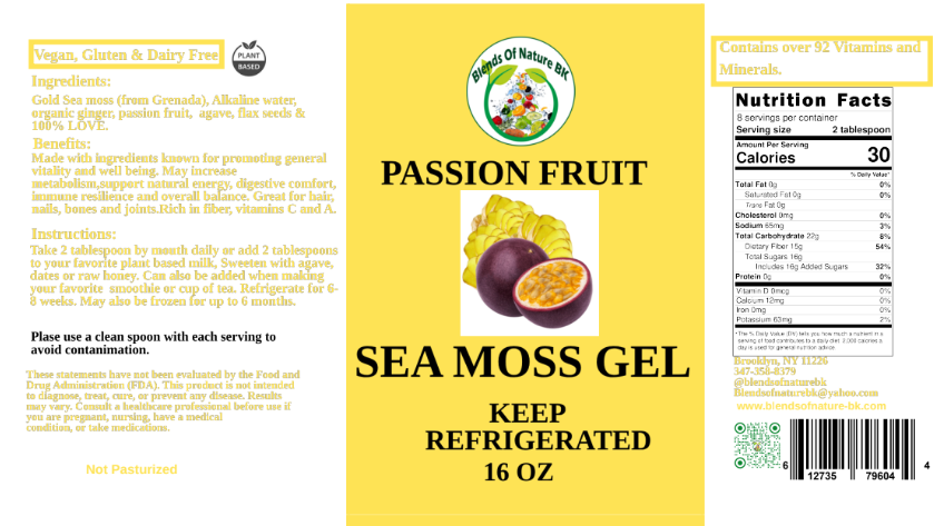 PASSION FRUIT SEA MOSS GEL