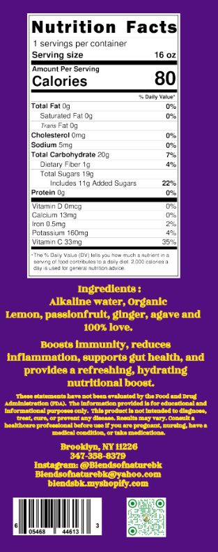 Passion Lemon 16 oz Pack Of 4