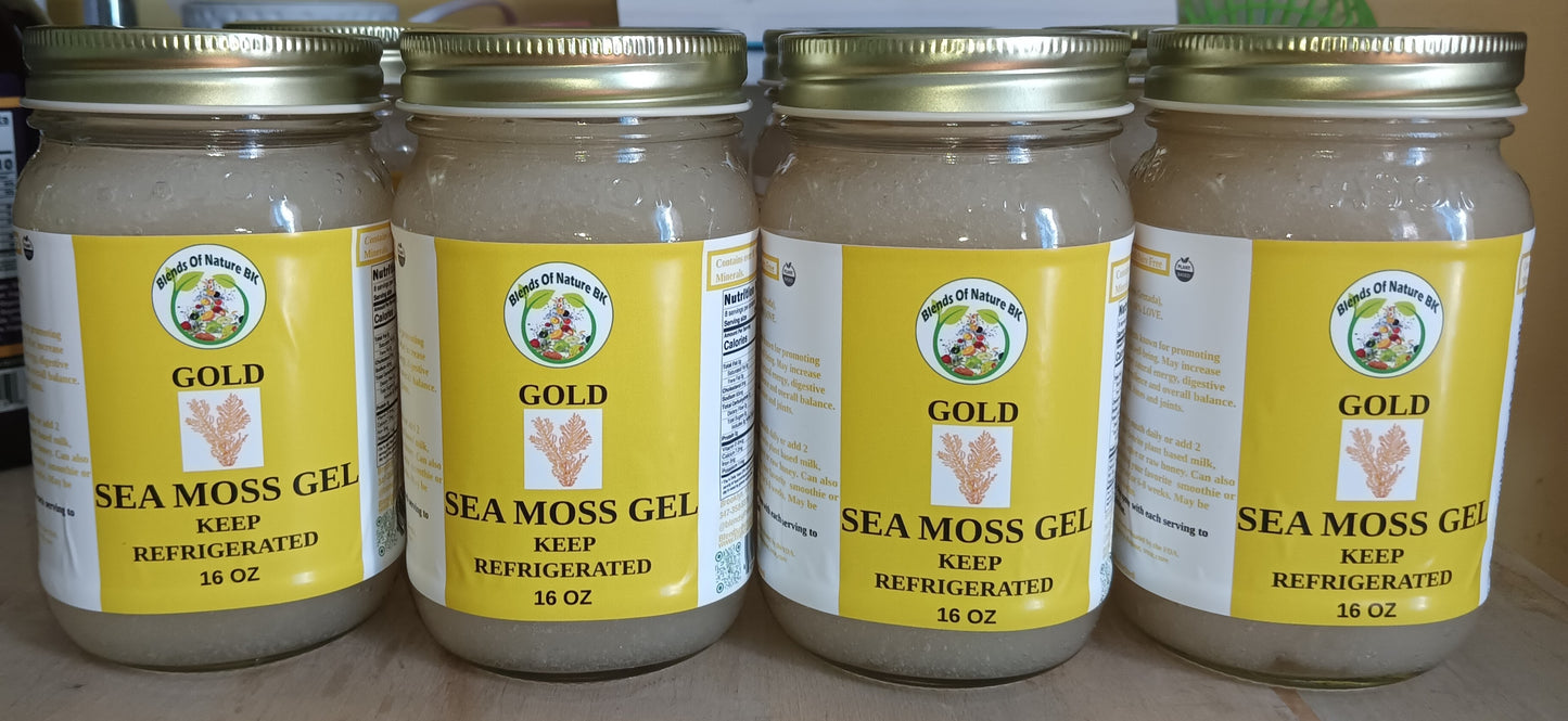 Gold Sea moss gel