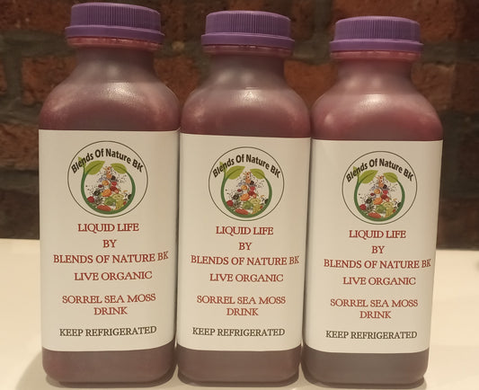 Sorrel Sea Moss Drink 16 oz 4 Pack