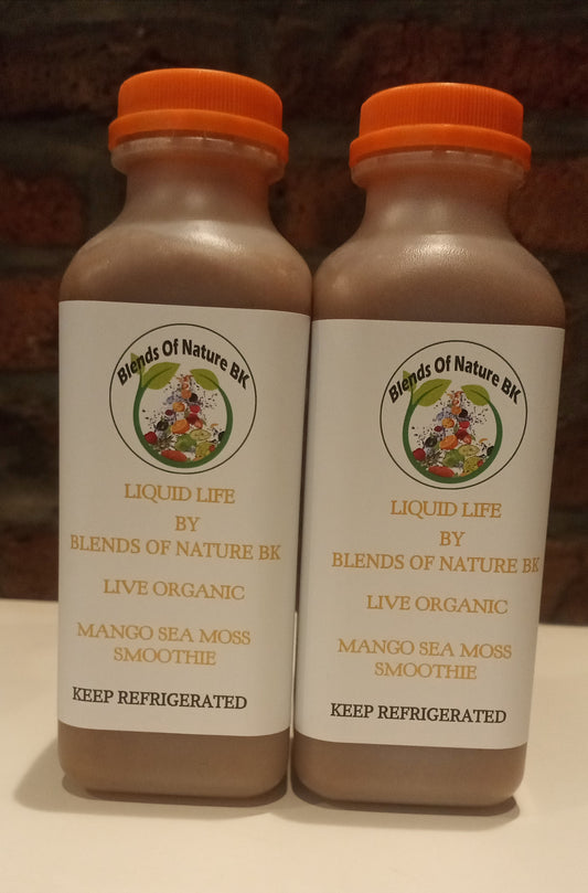 Organic Mango Sea Moss Smoothie 16 oz 4 Pack