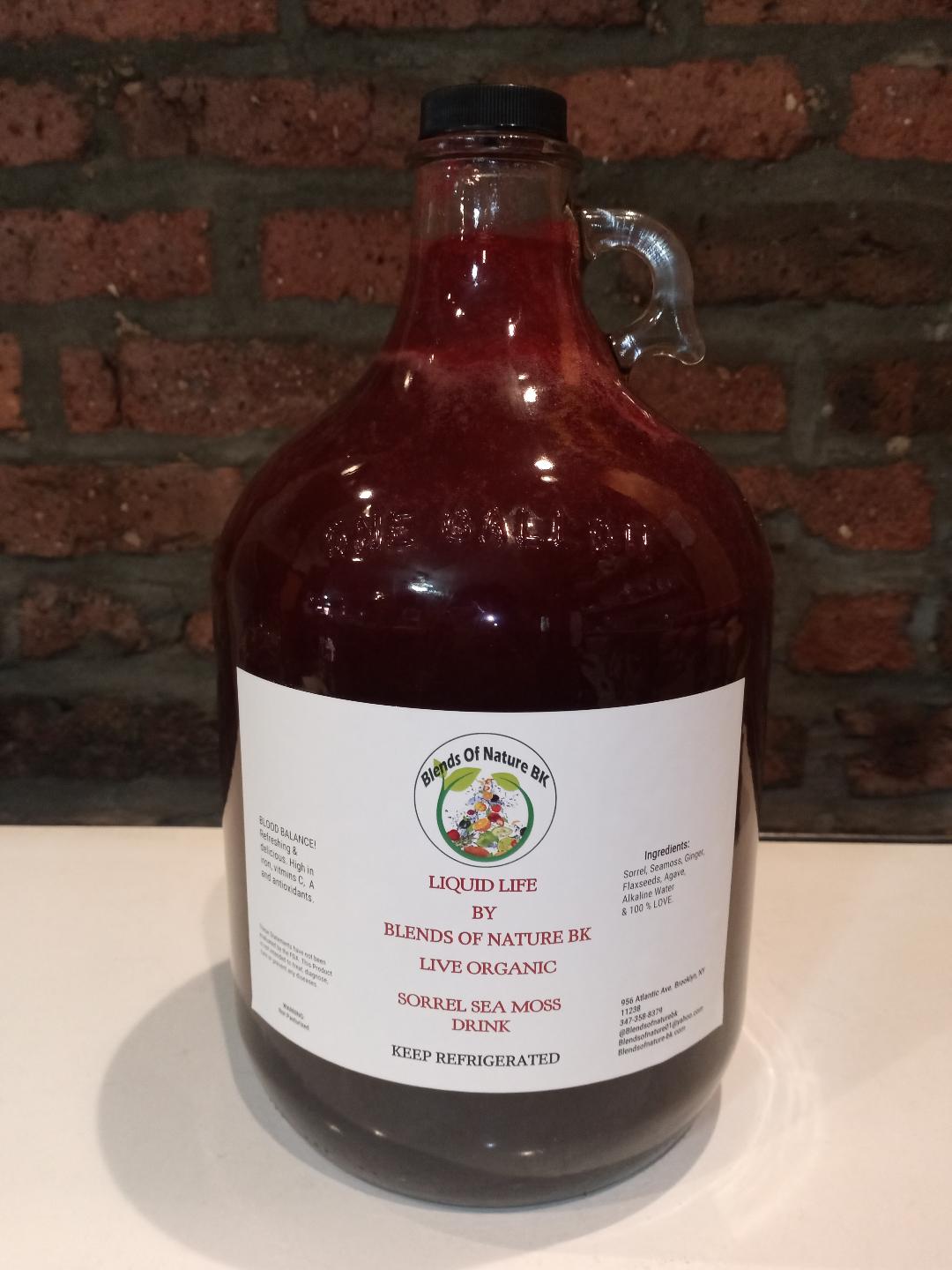 Organic Drinks & Sea Moss Smoothies By The Gallon & Half Gallon