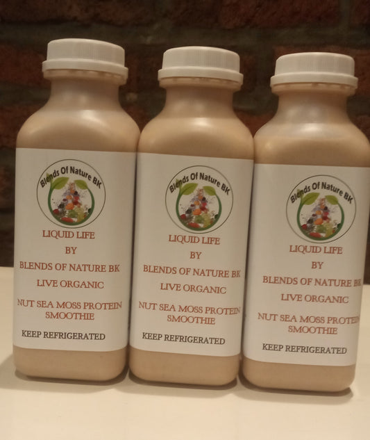 Organic Nut Sea Moss Protein Smoothie 16 oz Pack Of 4