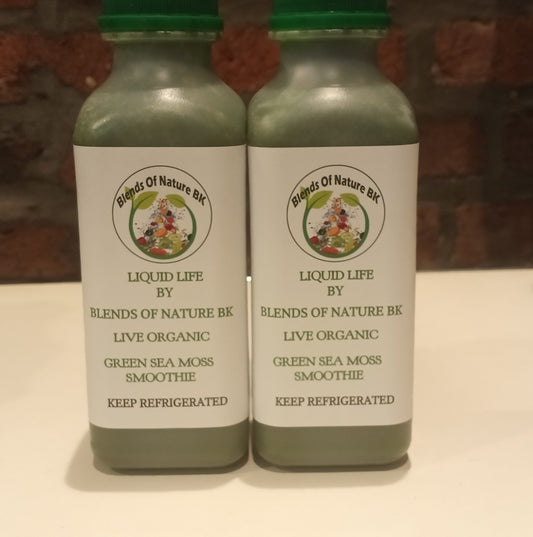 Organic Green Sea Moss Smoothie 16 oz Pack Of 4